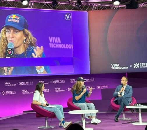 Embracing the Thrills: Professional Surfer Justine Dupont Takes Women Surfing to New Heights at VivaTech Future of Sport